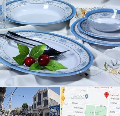 فروش ظروف ملامین در افسریه 