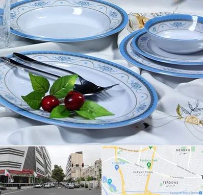 فروش ظروف ملامین در بلوار فردوس 