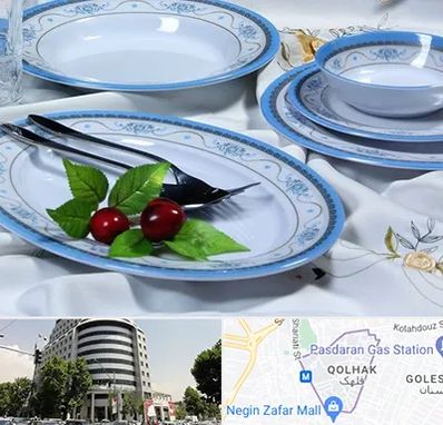 فروش ظروف ملامین در قلهک 