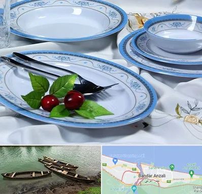 فروش ظروف ملامین در بندر انزلی