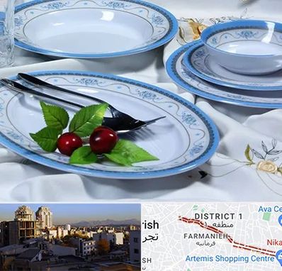 فروش ظروف ملامین در فرمانیه 