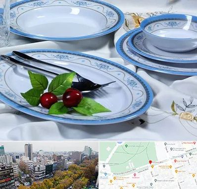 فروش ظروف ملامین در بلوار کشاورز 