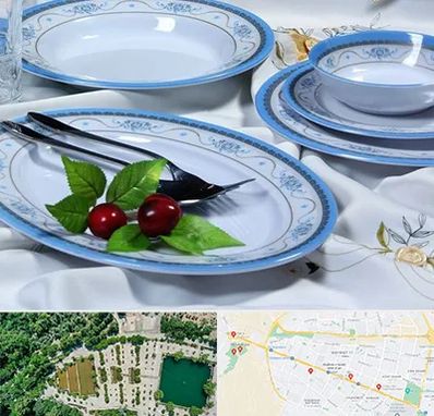 فروش ظروف ملامین در وکیل آباد مشهد 