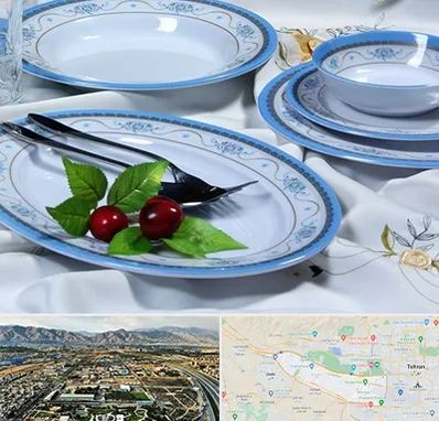 فروش ظروف ملامین در منطقه 21 تهران 
