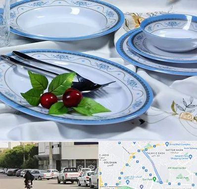 فروش ظروف ملامین در قدوسی شرقی شیراز 