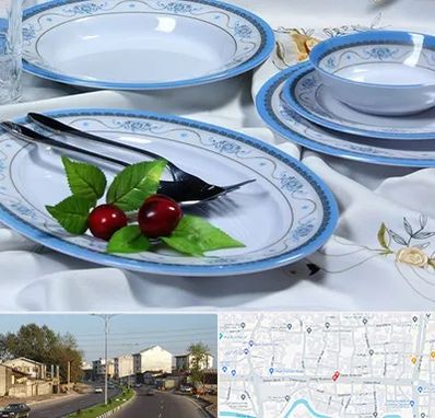 فروش ظروف ملامین در ضیابری رشت 