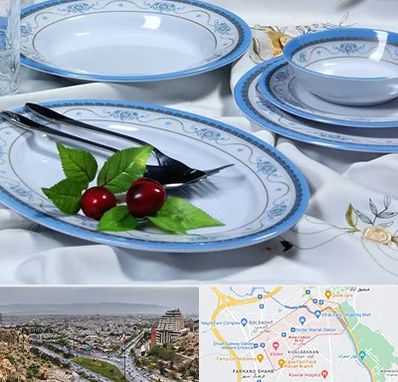 فروش ظروف ملامین در معالی آباد شیراز 