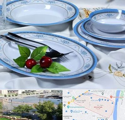 فروش ظروف ملامین در گلستان اهواز 