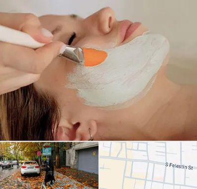 آموزشگاه پوست و مو در خیابان فلسطین