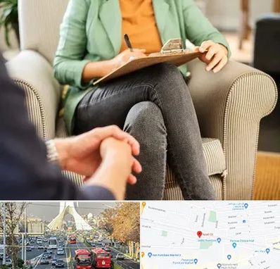 روانشناس فردی در خیابان آزادی