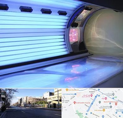 سولاریوم در خیابان ملاصدرا شیراز 