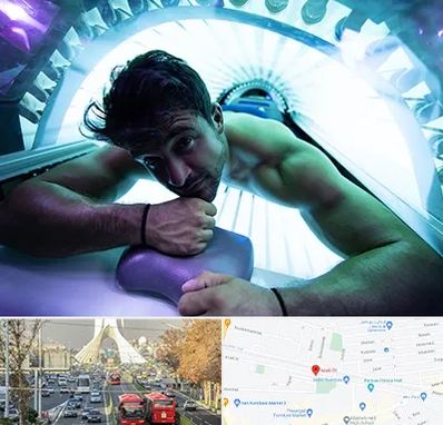 سولاریوم آقایان در خیابان آزادی 