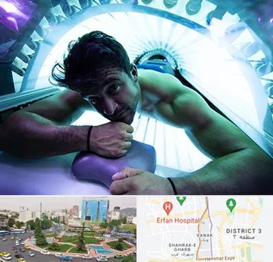 سولاریوم آقایان در ونک 