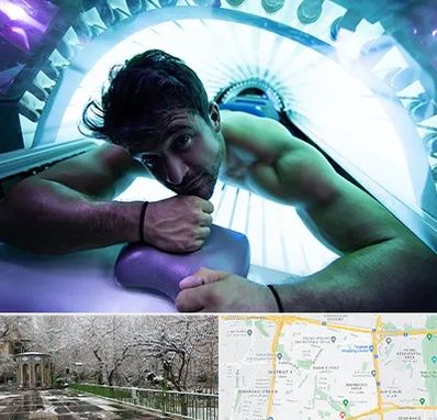 سولاریوم آقایان در باغ فیض 