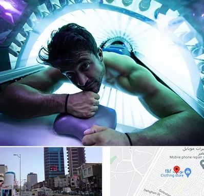 سولاریوم آقایان در چهارراه طالقانی کرج 