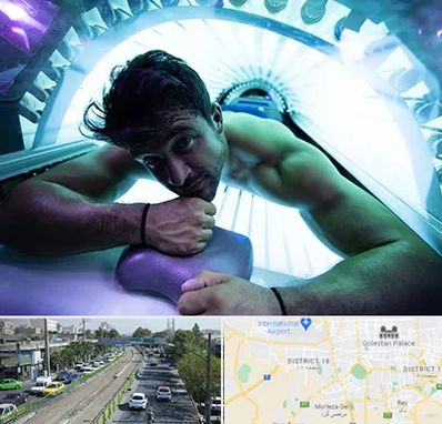 سولاریوم آقایان در جنوب تهران 