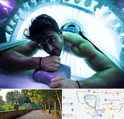 سولاریوم آقایان در فلکه گاز رشت 