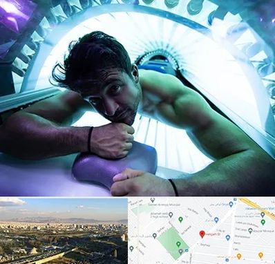 سولاریوم آقایان در هنگام 