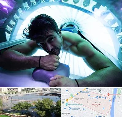 سولاریوم آقایان در گلستان اهواز 