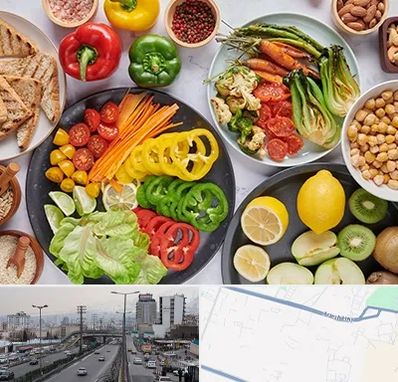 فروشگاه محصولات وگان در بلوار ارتش