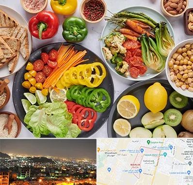 فروشگاه محصولات وگان در مارلیک کرج 