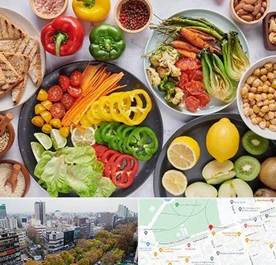 فروشگاه محصولات وگان در بلوار کشاورز 