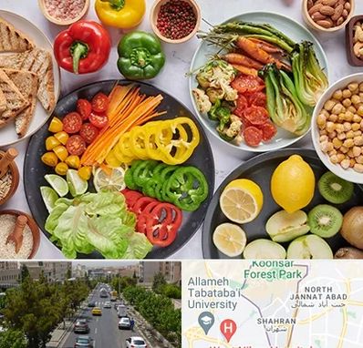 فروشگاه محصولات وگان در شهران 