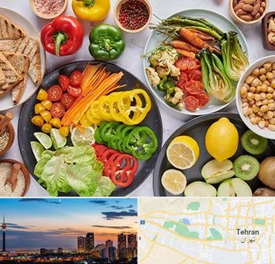 فروشگاه محصولات وگان در غرب تهران 