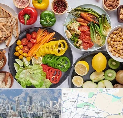 فروشگاه محصولات وگان در شمال شرق تهران