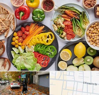 فروشگاه محصولات وگان در خیابان فلسطین