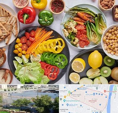 فروشگاه محصولات وگان در گلستان اهواز 