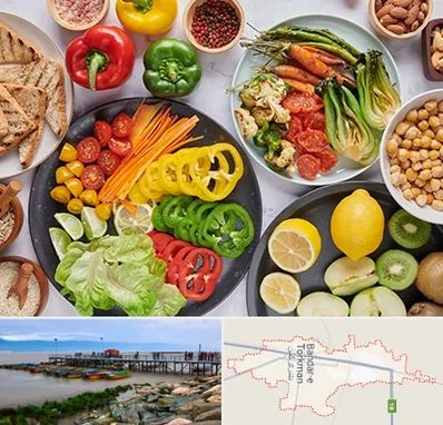 فروشگاه محصولات وگان در بندر ترکمن