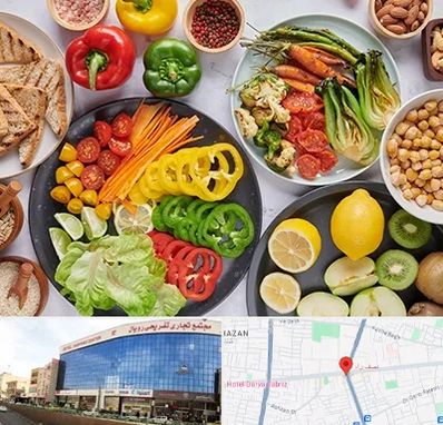 فروشگاه محصولات وگان در نصف راه تبریز