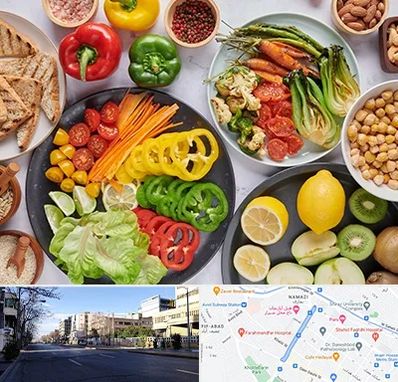 فروشگاه محصولات وگان در خیابان ملاصدرا شیراز 