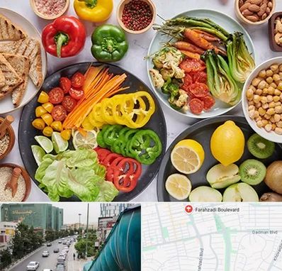 فروشگاه محصولات وگان در بلوار فرحزادی