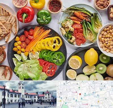 فروشگاه محصولات وگان در میدان شهرداری رشت 