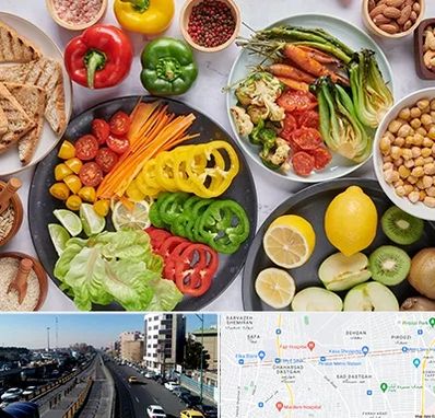 فروشگاه محصولات وگان در پیروزی 