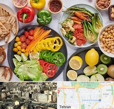 فروشگاه محصولات وگان در مرزداران 