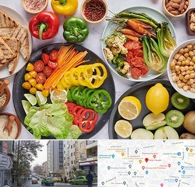 فروشگاه محصولات وگان در فاطمی 