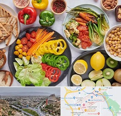 فروشگاه محصولات وگان در معالی آباد شیراز 