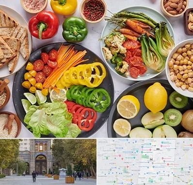 فروشگاه محصولات وگان در منطقه 12 تهران 