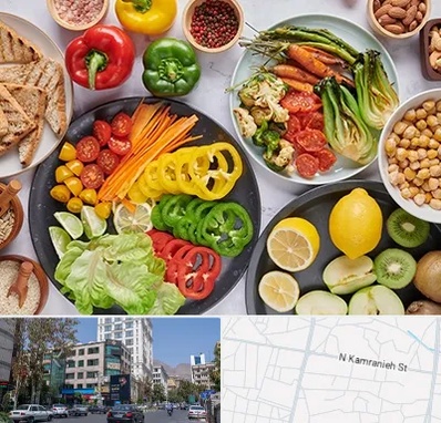 فروشگاه محصولات وگان در کامرانیه