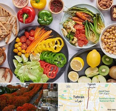 فروشگاه محصولات وگان در ولیعصر 