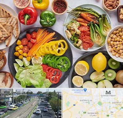 فروشگاه محصولات وگان در جنوب تهران 