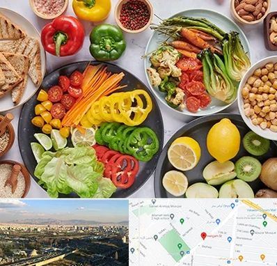 فروشگاه محصولات وگان در هنگام 