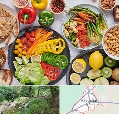 فروشگاه محصولات وگان در آزادشهر