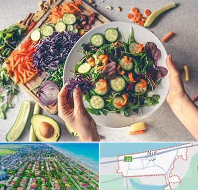 فروشگاه محصولات گیاهی در نور