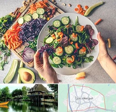 فروشگاه محصولات گیاهی در صومعه سرا