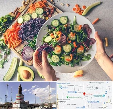 فروشگاه محصولات گیاهی در کارگر جنوبی 