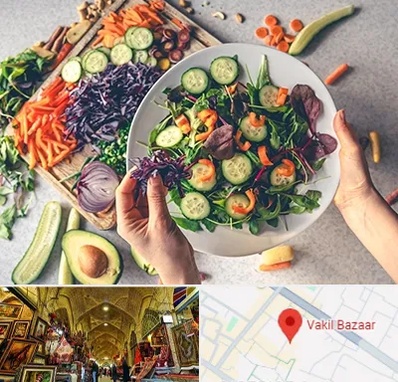 فروشگاه محصولات گیاهی در بازار وکیل شیراز